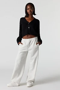 Cardigan boutonné en tricot