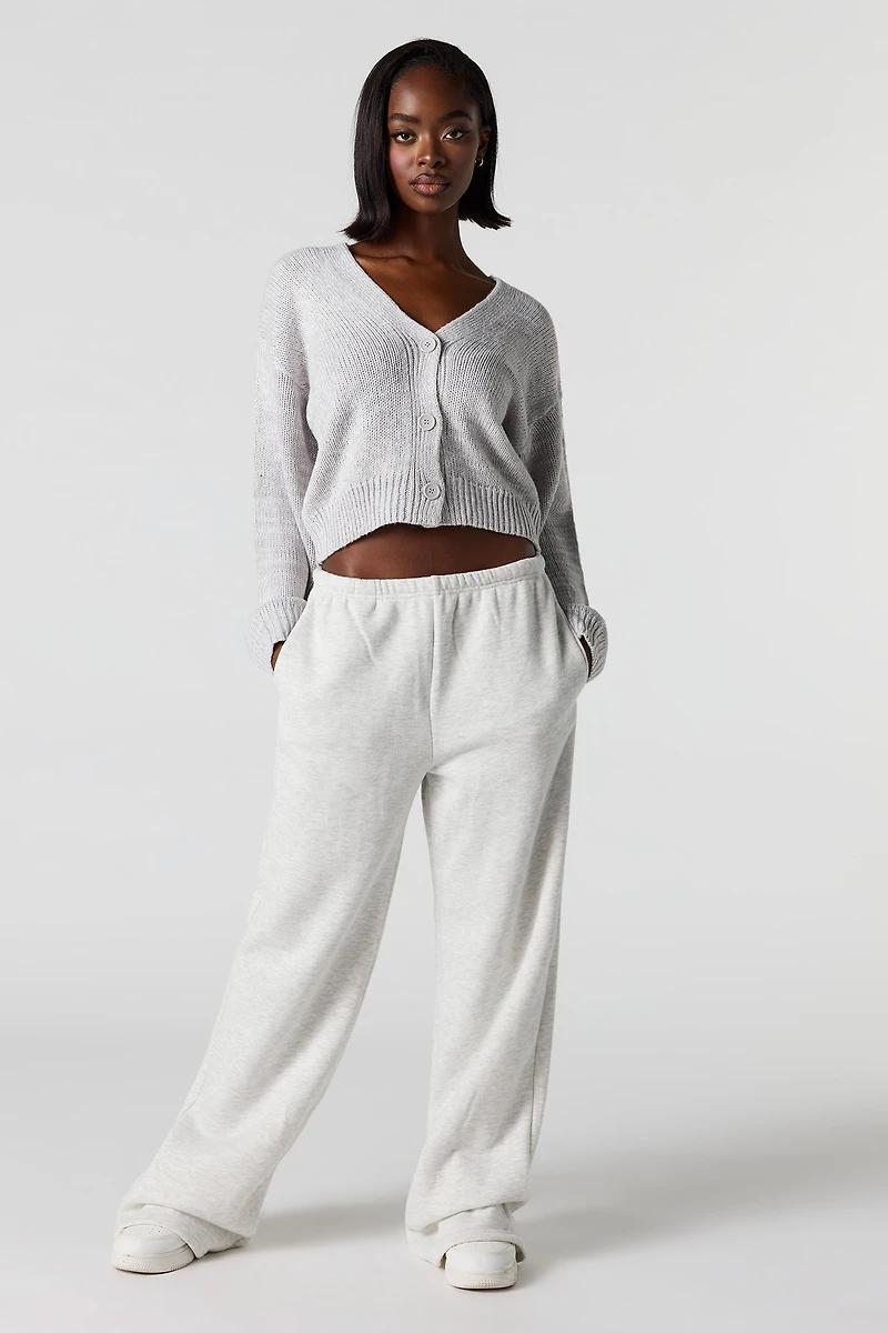 Cardigan boutonné en tricot