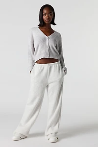 Cardigan boutonné en tricot