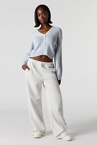 Cardigan boutonné en tricot