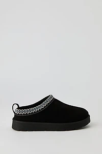 Faux Suede Embroidered Booties