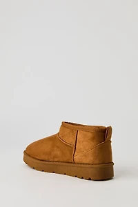 Faux Suede Ankle Booties