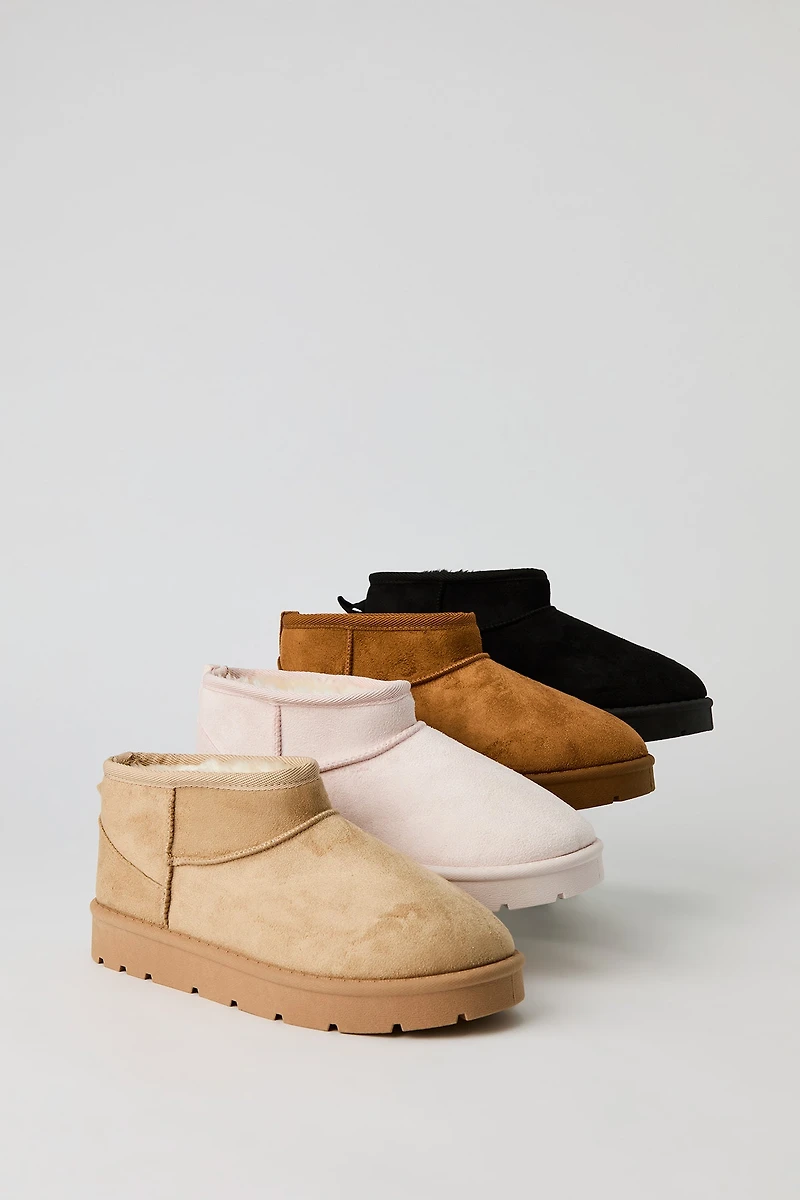 Bottillons en similisuède