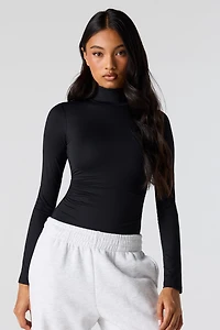 Contour Mock Neck Cinched Bodysuit