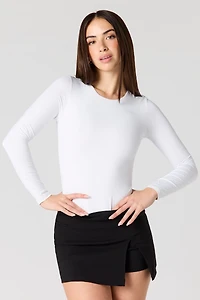 Maillot ras du cou profilé à manches longues