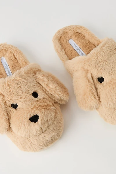 Plush Dog Slipper