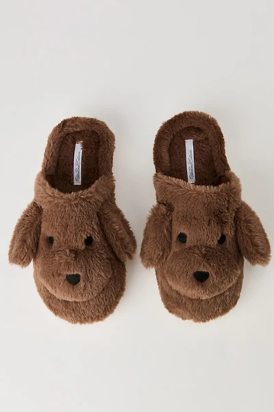 Pantoufles Chien en peluche