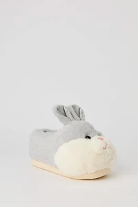 3D Bunny Faux Fur Slippers