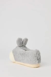 3D Bunny Faux Fur Slippers
