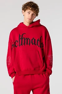 Self Made Rhinestone Boxy Hoodie