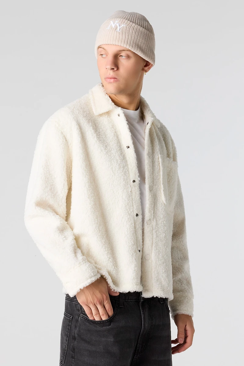 Sherpa Button-Up Jacket
