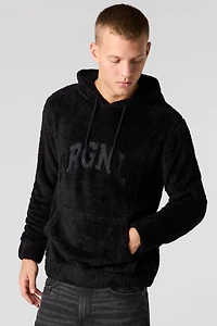 Sherpa Printed Hoodie
