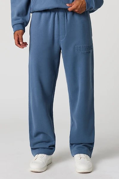 Embossed Fleece Sweatpant