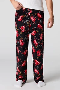 Pantalon de pyjama en peluche à imprimé Coke