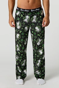 Cartoon Print Pajama Pant