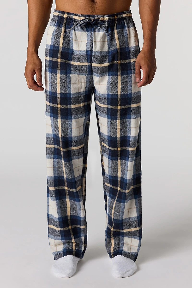 Pantalon de pyjama en flanelle à carreaux