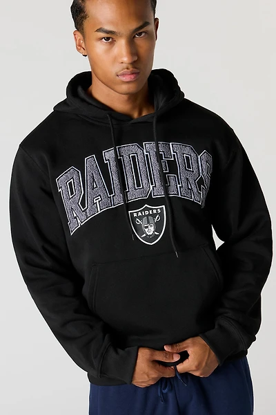 Haut à capuchon en molleton avec motif brodé Raiders chenille