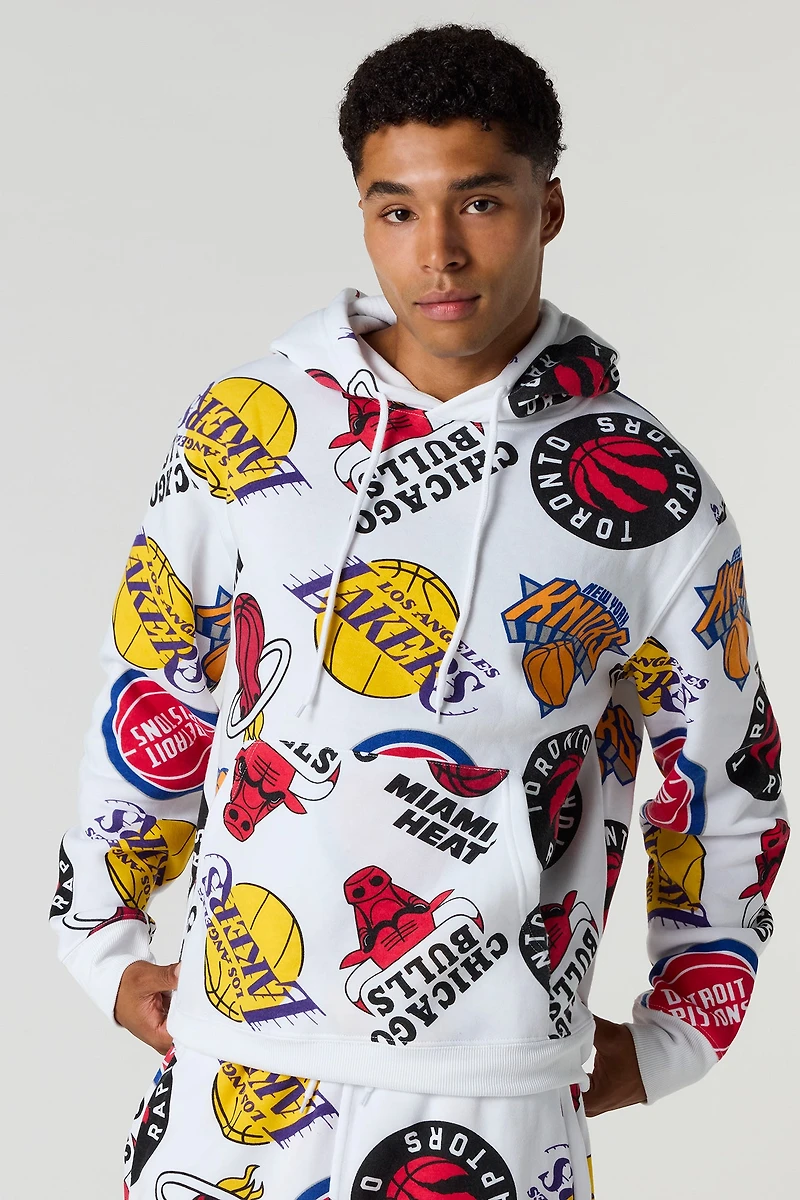 NBA Print Fleece Hoodie