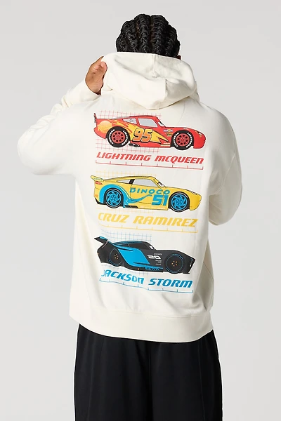 Haut à capuchon en molleton avec imprimé Cars