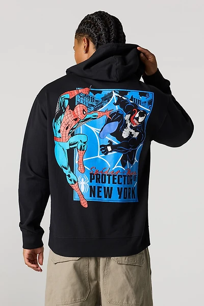 Spider-Man & Venom Graphic Fleece Hoodie