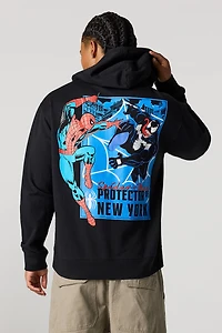 Spider-Man & Venom Graphic Fleece Hoodie