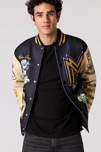 Chenille Embroidered Varsity Jacket