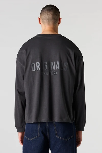 Originals HD Print Long Sleeve Top