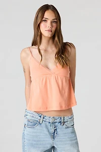 Surplice Babydoll Cami