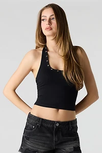Soft Contour Grommet Halter Top