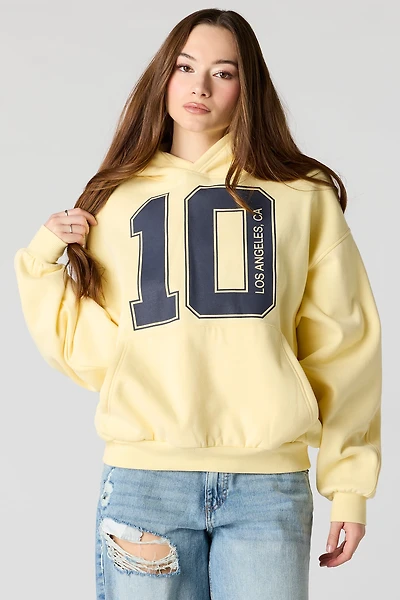 Luxe Fleece Graphic Boxy Hoodie