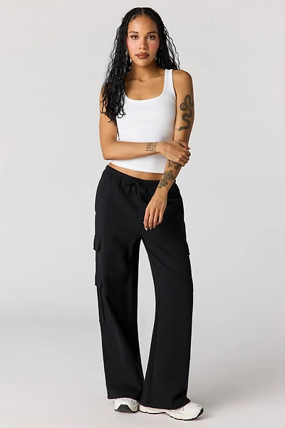 Luxe Fleece Wide Leg Sweatpant