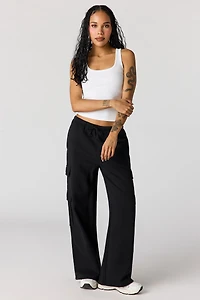 Luxe Fleece Wide Leg Sweatpant