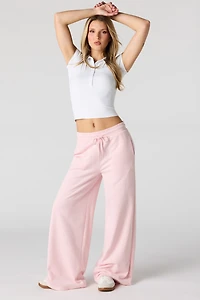 Luxe French Terry Ultra Wide Leg Pant