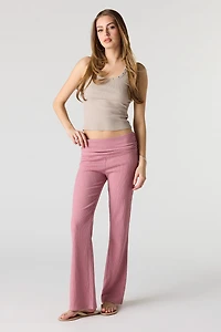 Textured Flare Pant