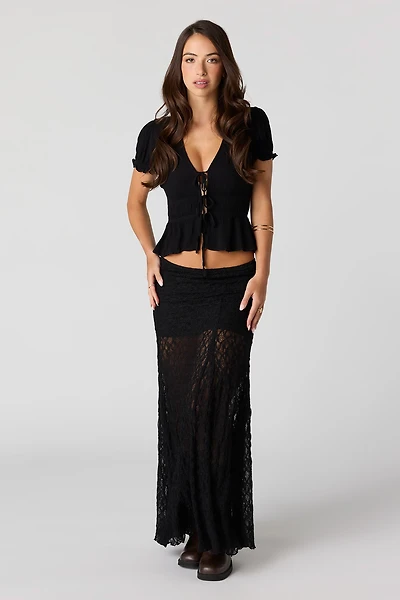 Lace Maxi Skirt
