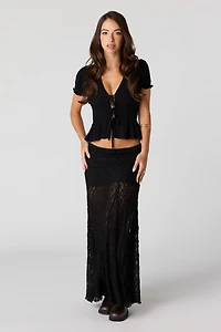 Lace Maxi Skirt
