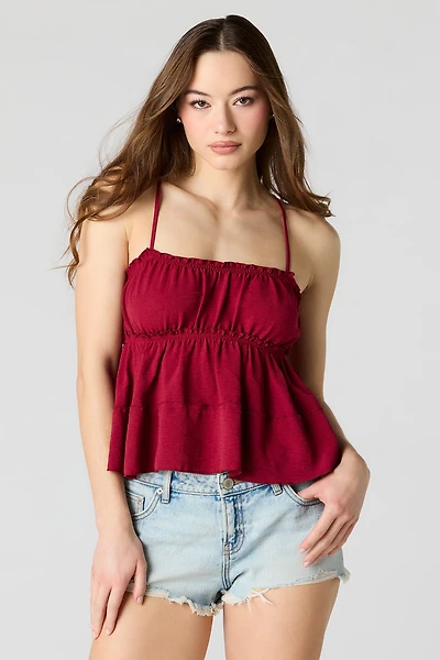 Cali Ripped Low Rise Light Denim Short