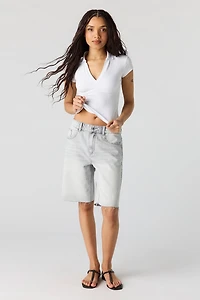 Low Rise Studded Jort 9"
