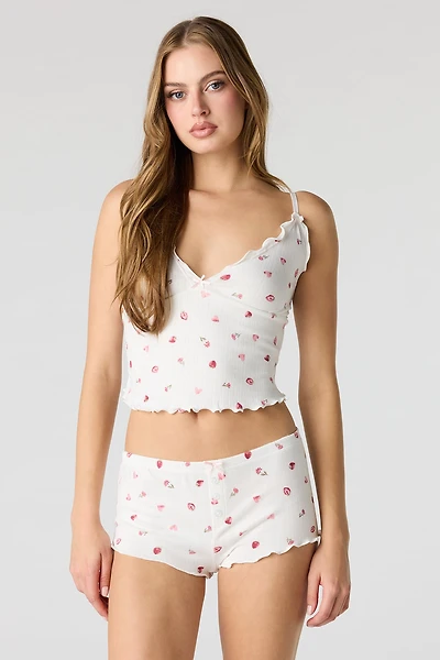 Pointelle Tank & Short Pajama Set