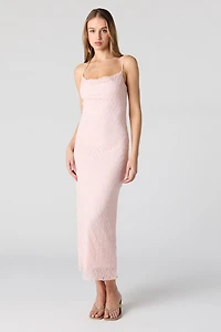 Braless Lace Maxi Dress