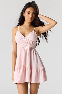Sweetheart Babydoll Mini Dress