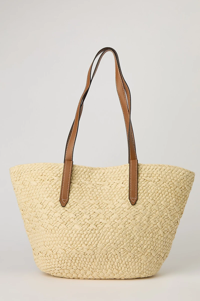 Raffia Tote Bag