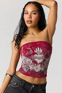 Graphic Tube Top