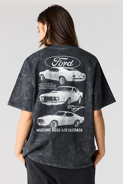 Ford Rhinestone Graphic T-Shirt
