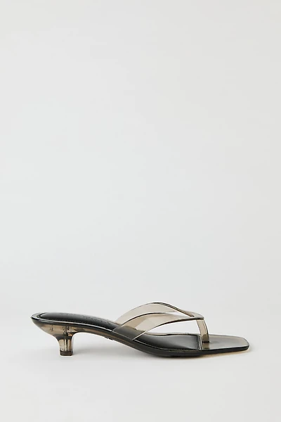 Jelly Thong Kitten Heel