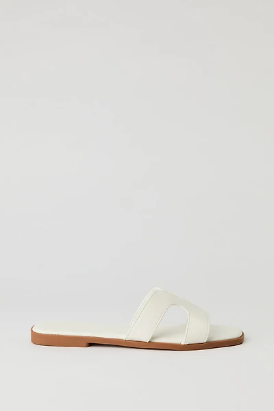 Sandales avec bandes en H