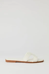Sandales avec bandes en H