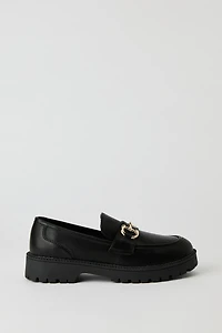 Gold Buckle Loafer