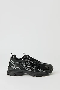 Metallic Trim Sneaker