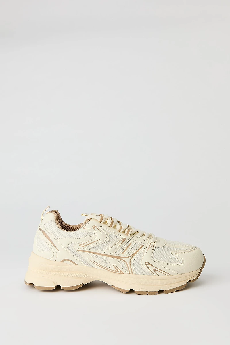 Espadrilles avec liséré métallisé